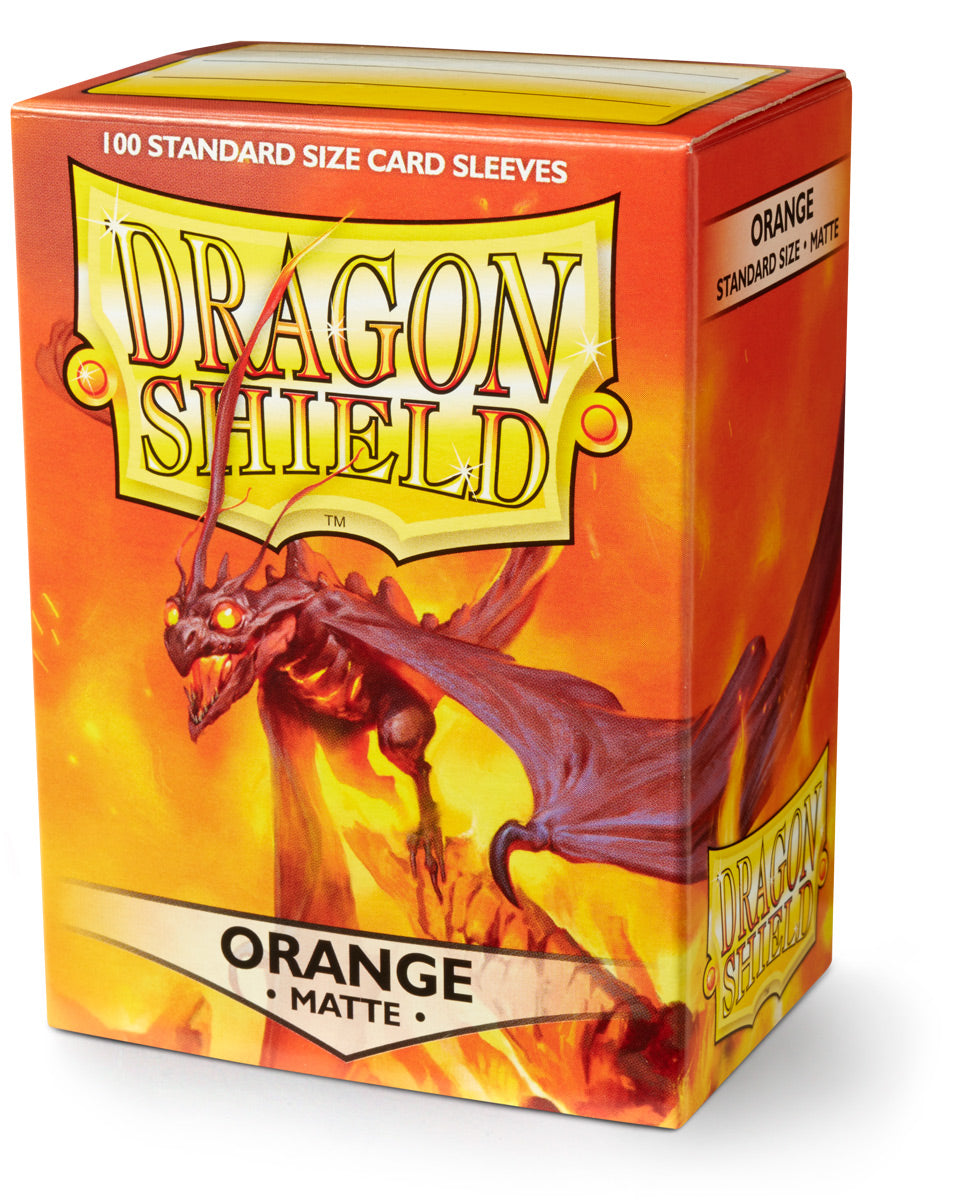DS - Standard Sleeves: Orange [Matte] (100 Sleeves)