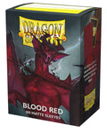DS - Standard Sleeves: Blood Red [Matte] (100 Sleeves)